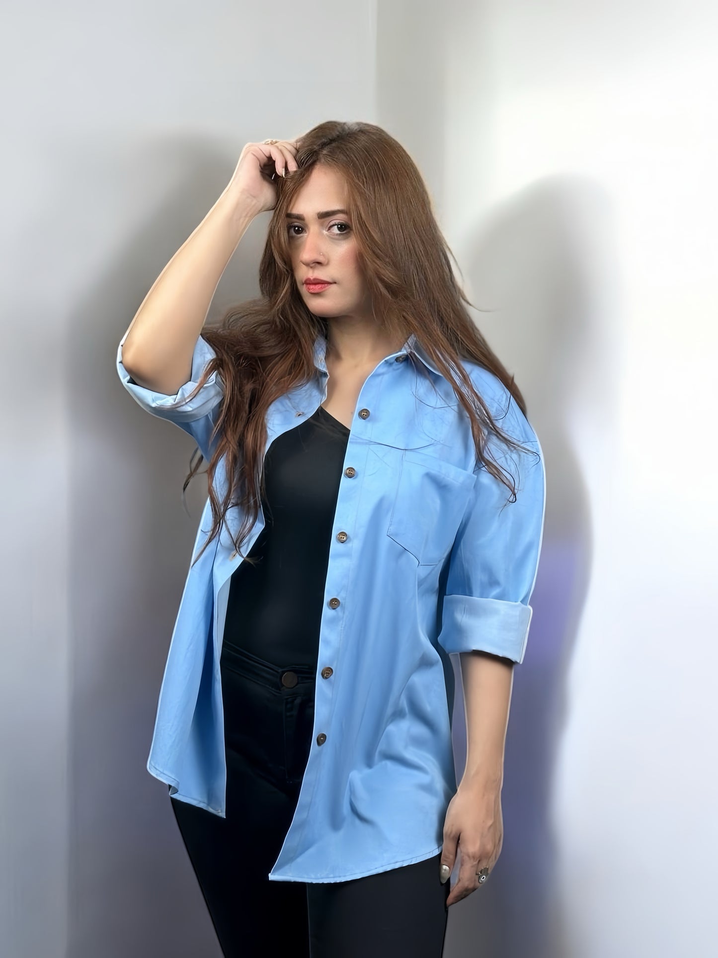 Jeans Shirt - قميص جينز