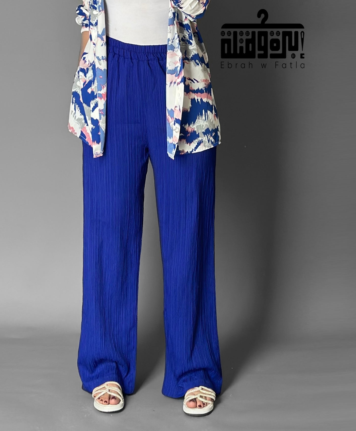 Crochet pants - بنطلون وايد ليج خامة كروشيه