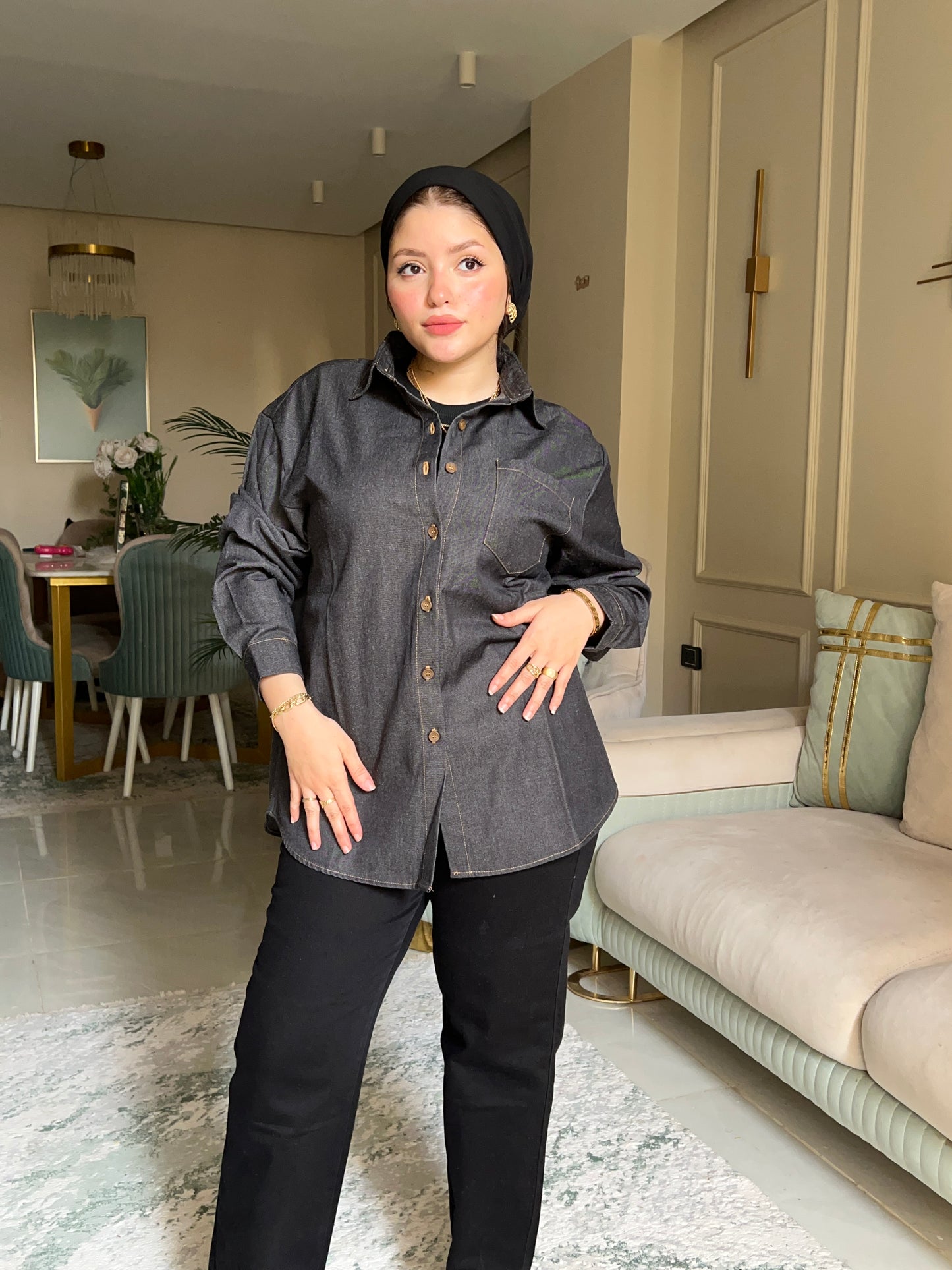 Jeans Shirt - قميص جينز