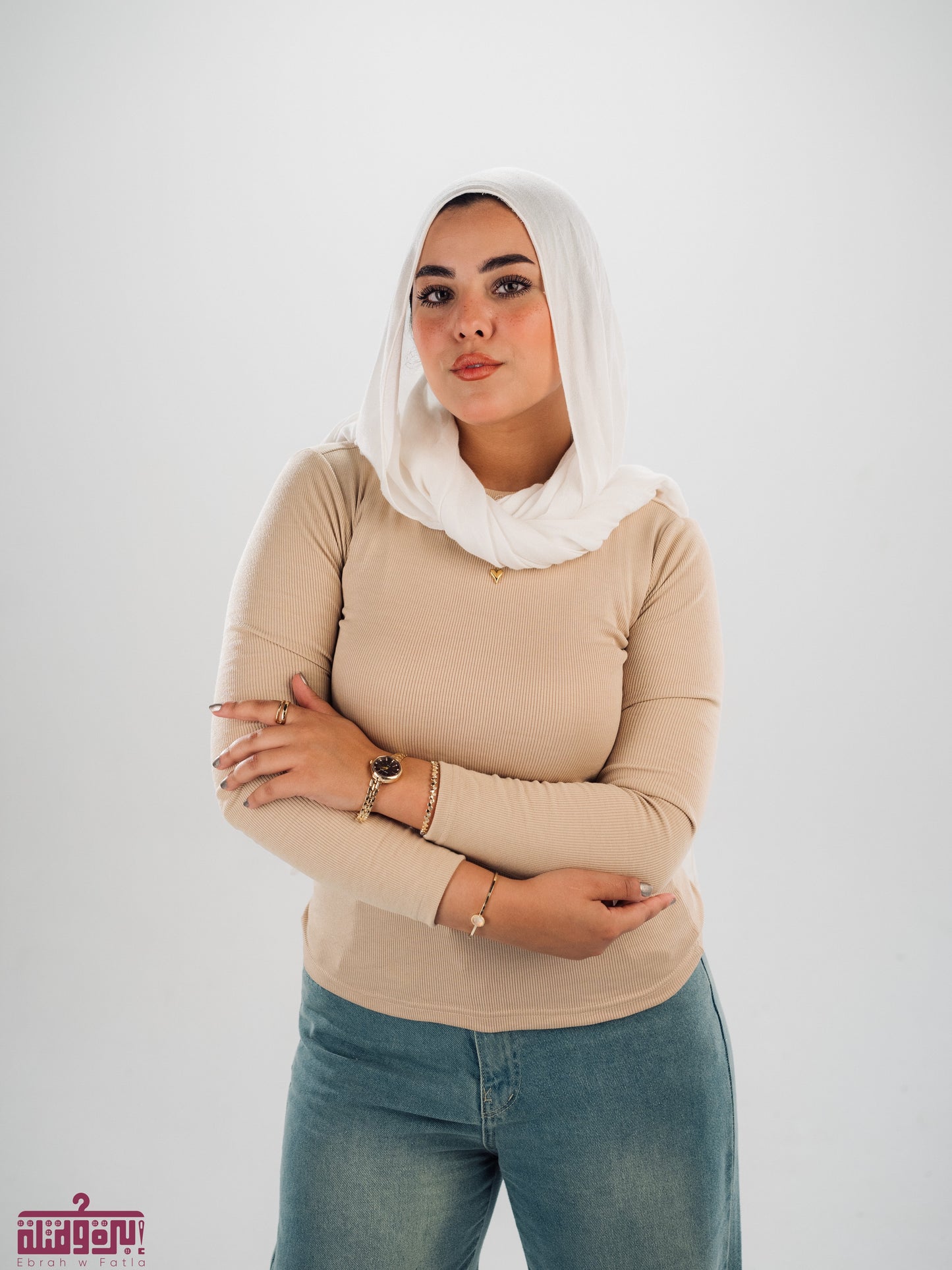 Basic Sleeve - توب بيزك مخطط