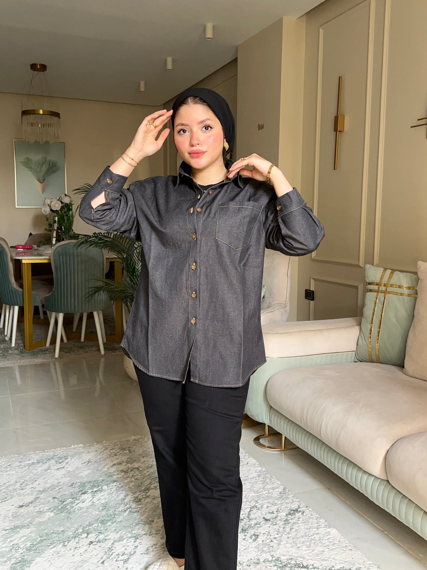Jeans Shirt - قميص جينز