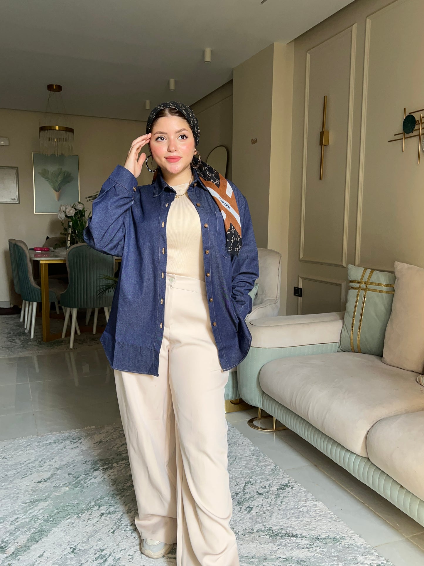 Jeans Shirt - قميص جينز
