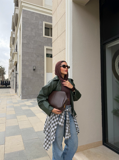 جاكت جلد - leather jacket