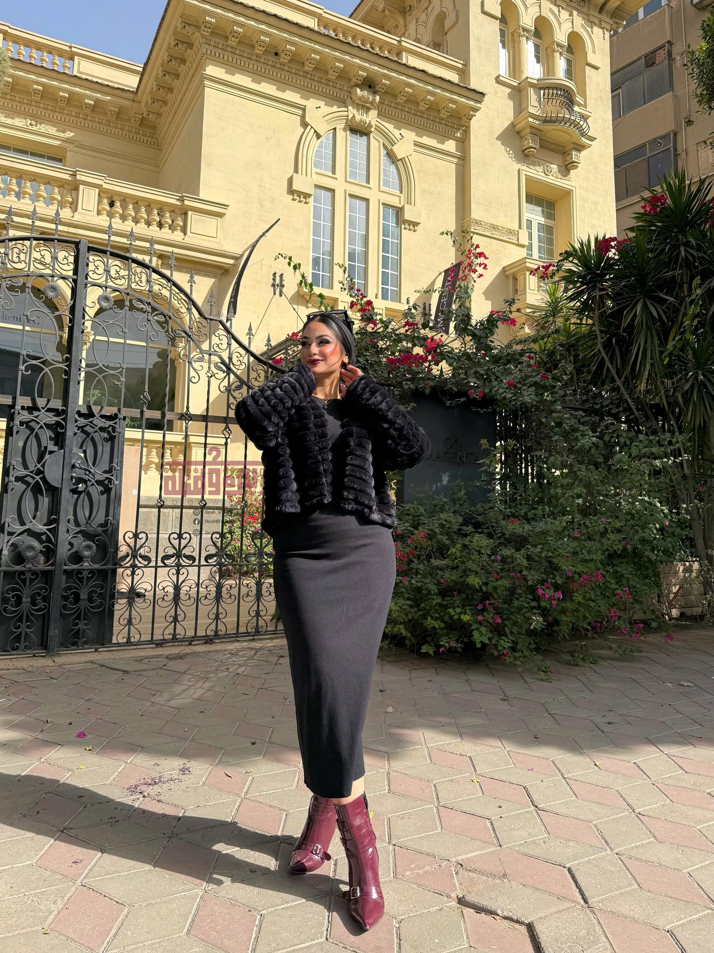 جاكت فرو - اسود