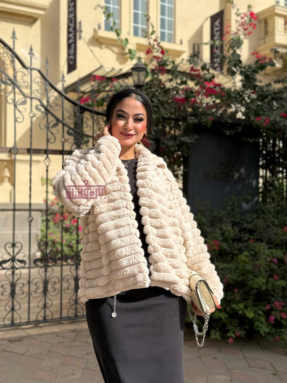 جاكت فرو - بيج