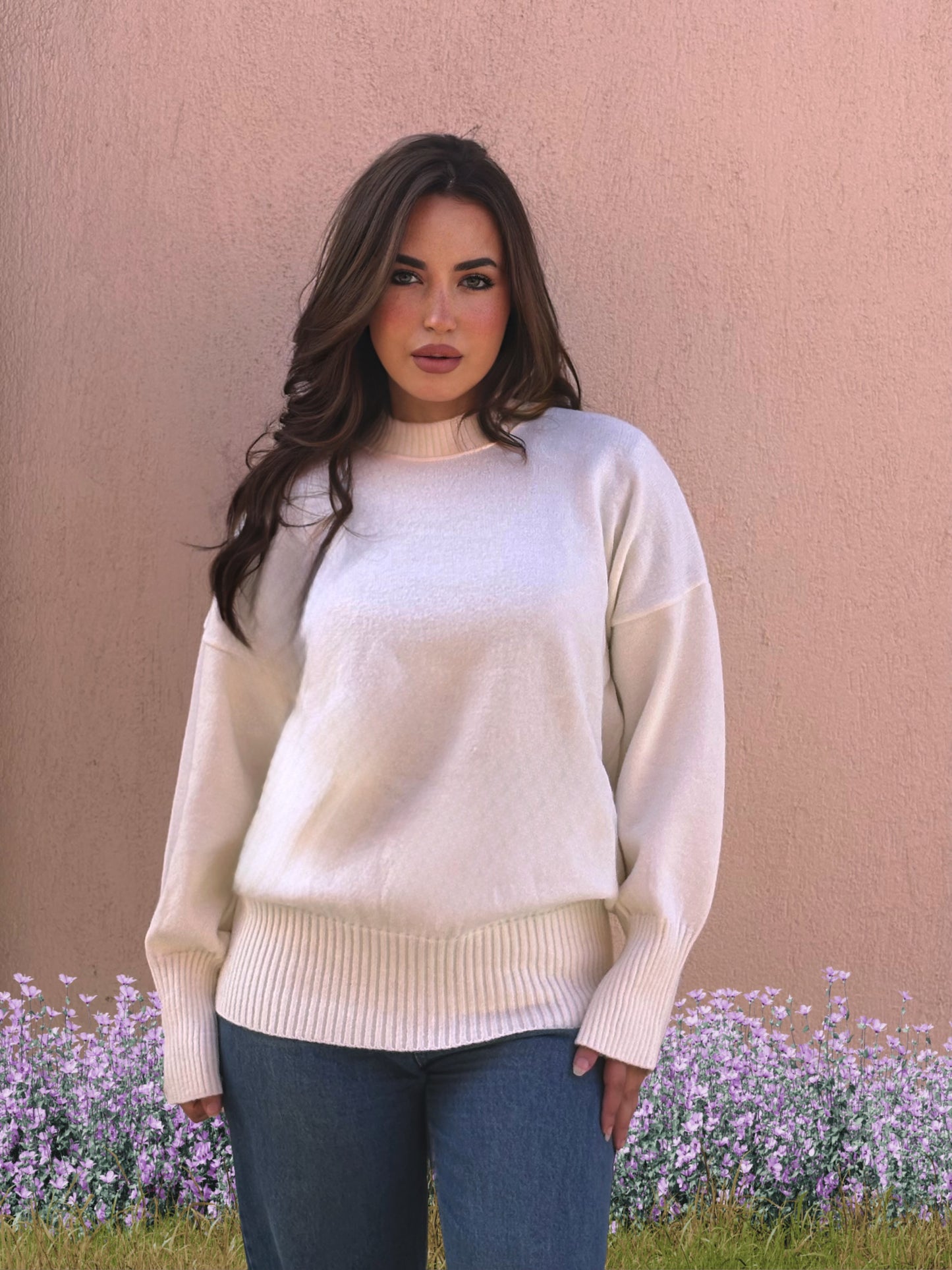 بلوفر صوف بيزك