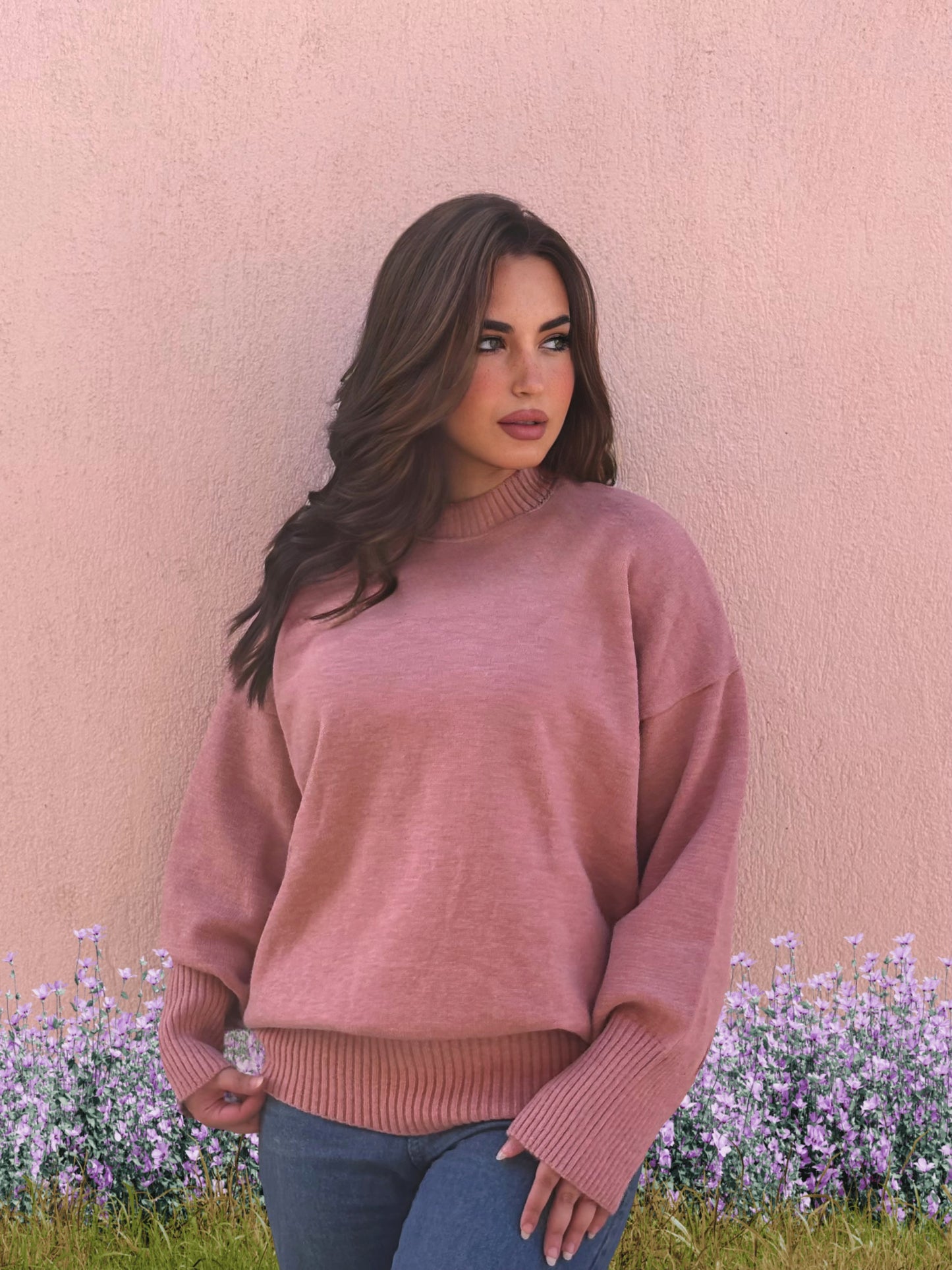 بلوفر صوف بيزك