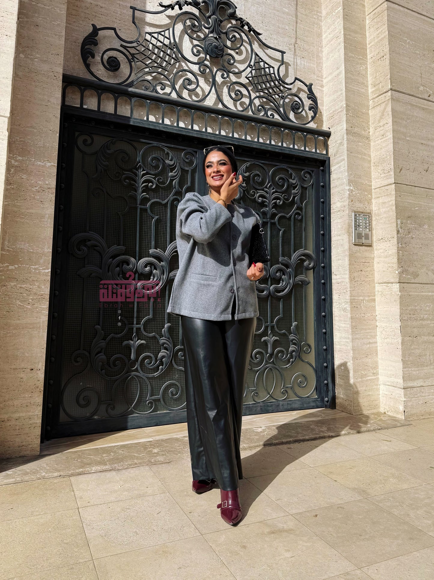 جاكت جوخ - رمادي