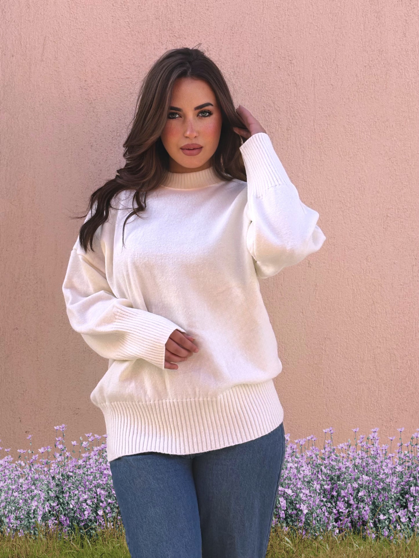 بلوفر صوف بيزك