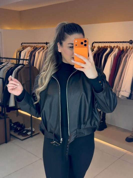 Leather jacket Black
