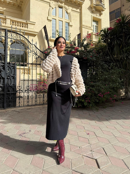 جاكت فرو - بيج