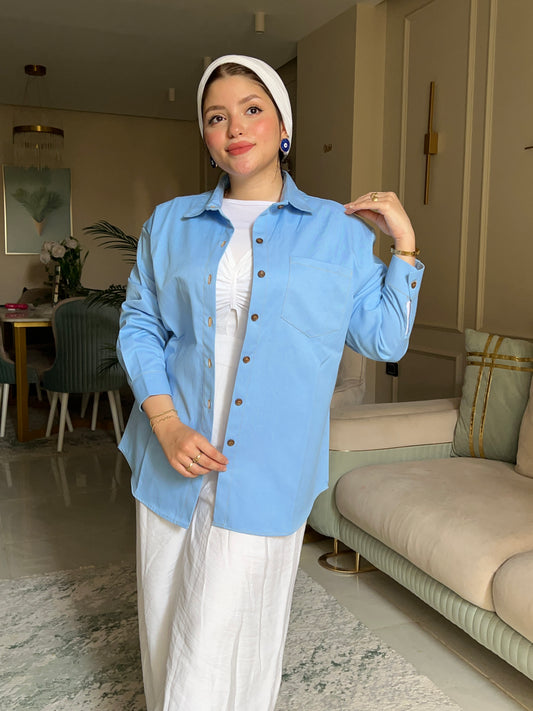 Jeans Shirt - قميص جينز