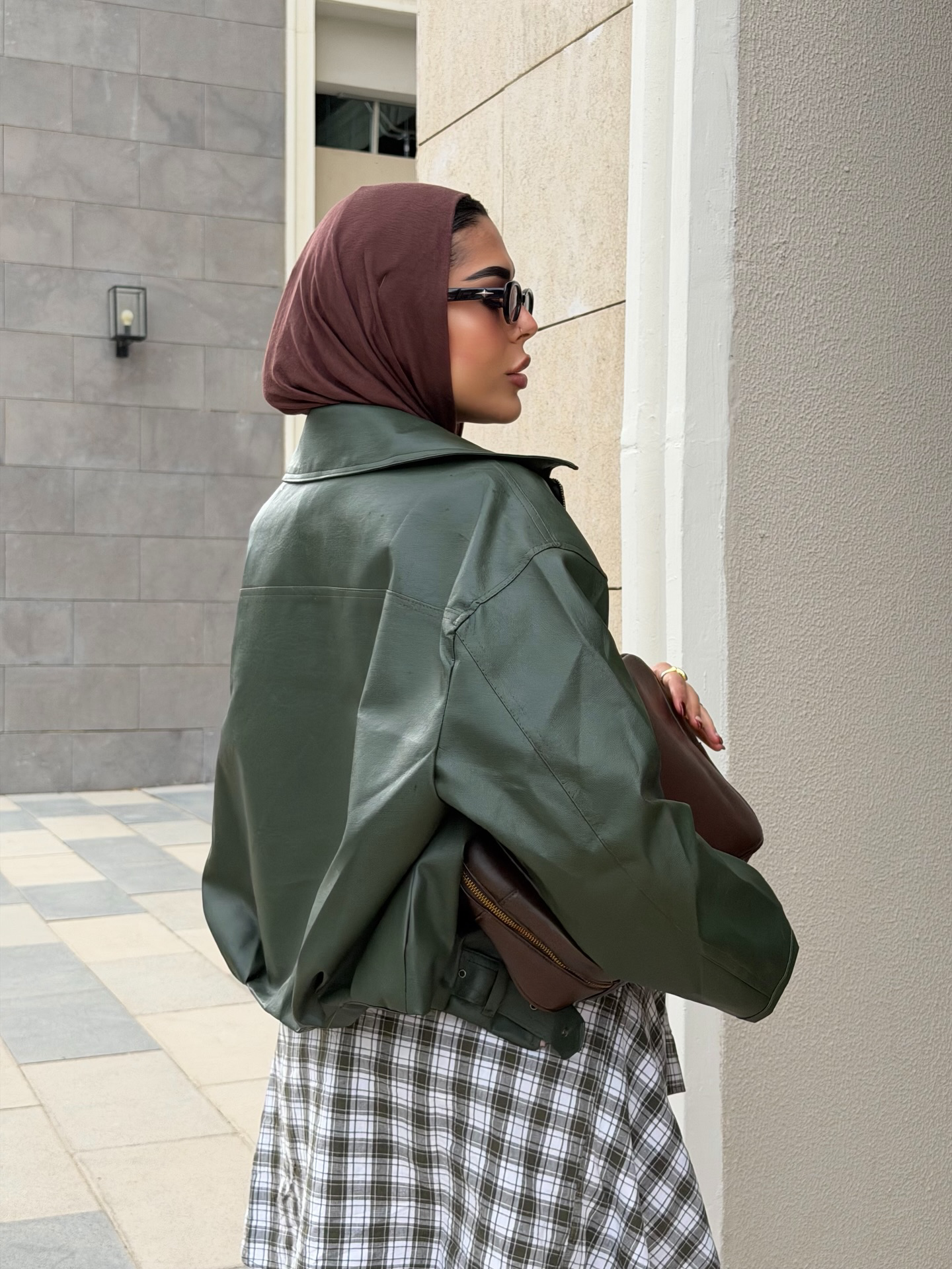 جاكت جلد - leather jacket