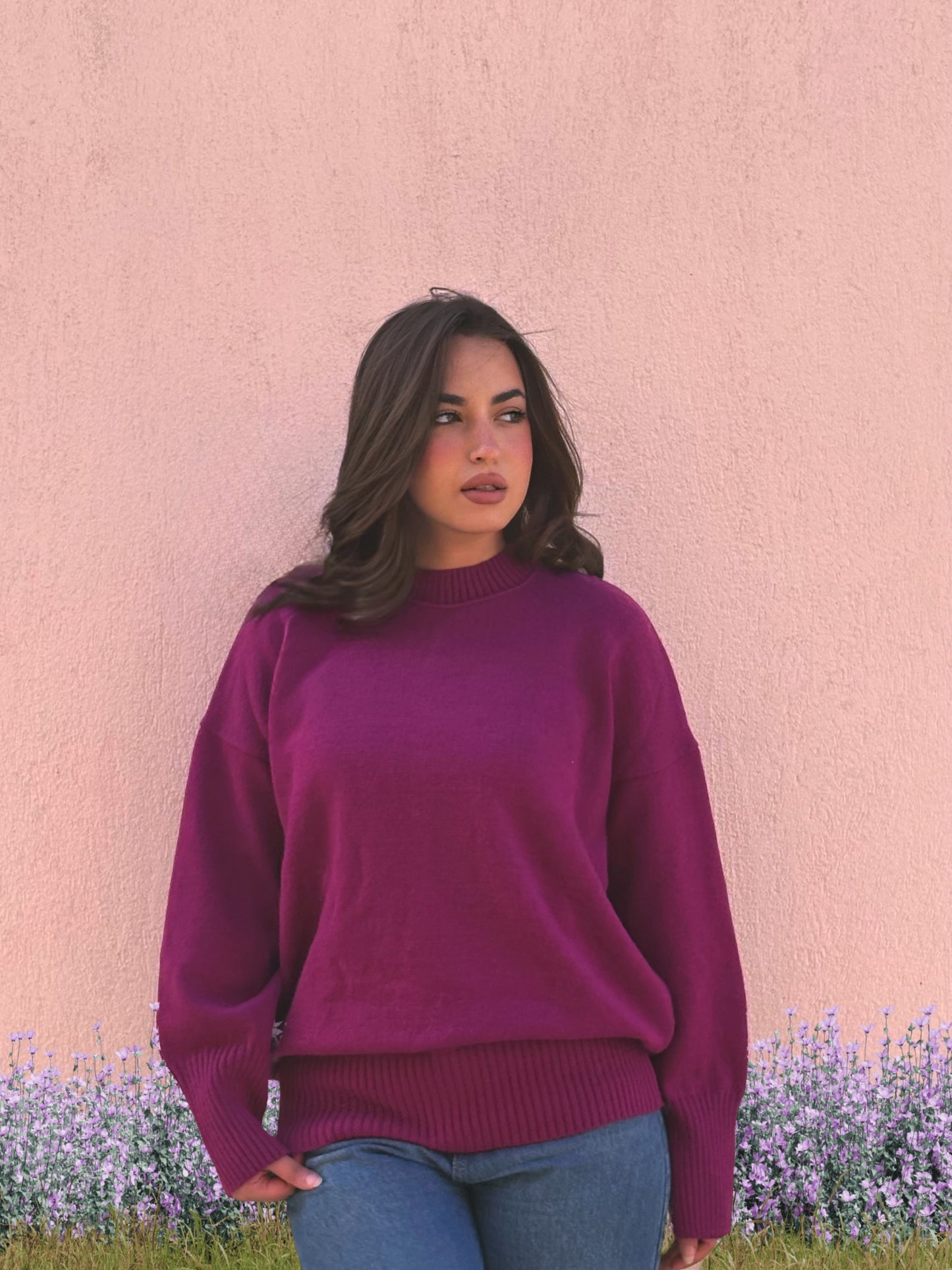 بلوفر صوف بيزك