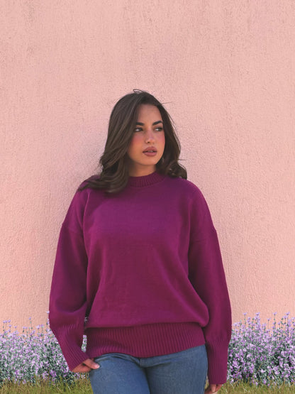 بلوفر صوف بيزك