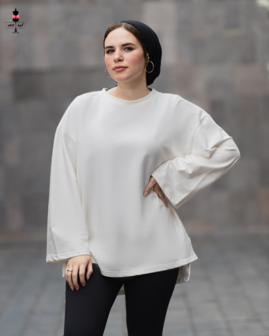 Summer cotton melton t-shirt - تيشرت ميلتون قطن صيفي