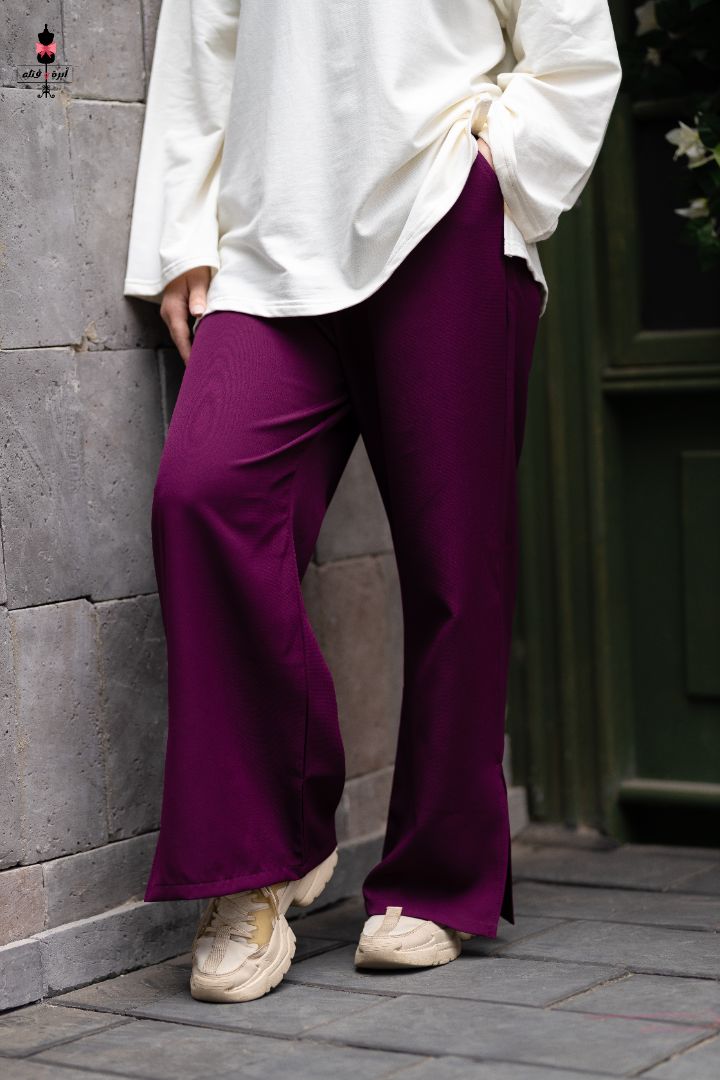 Wide Leg Pants - بنطلون وايد ليج