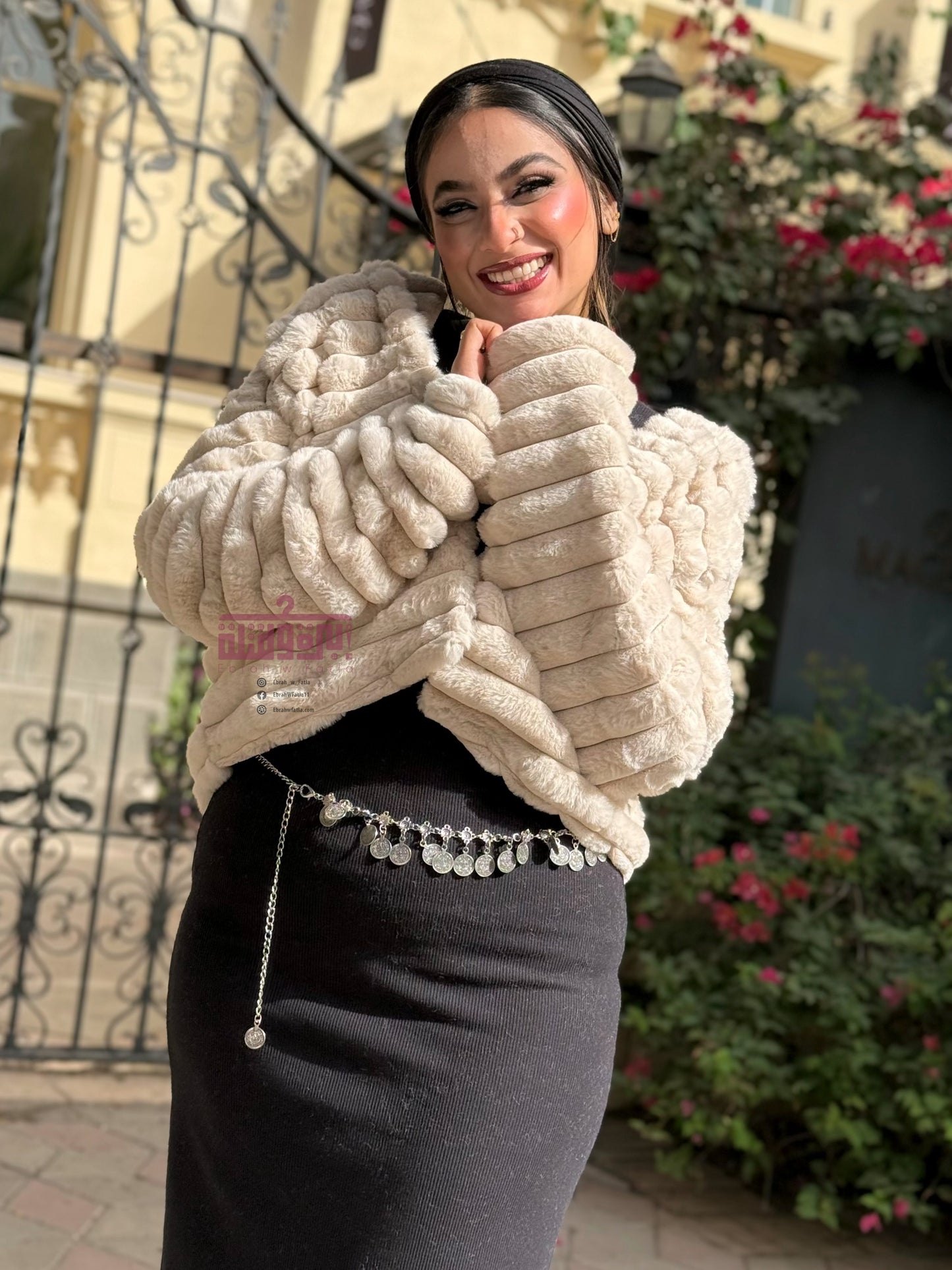 جاكت فرو - بيج