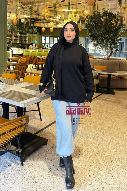 بلوفر صوف - اسود winter 2026