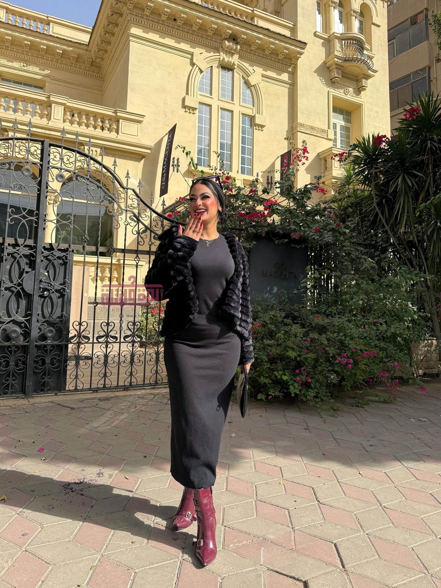 جاكت فرو - اسود