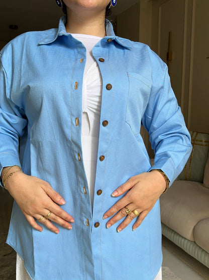 Jeans Shirt - قميص جينز
