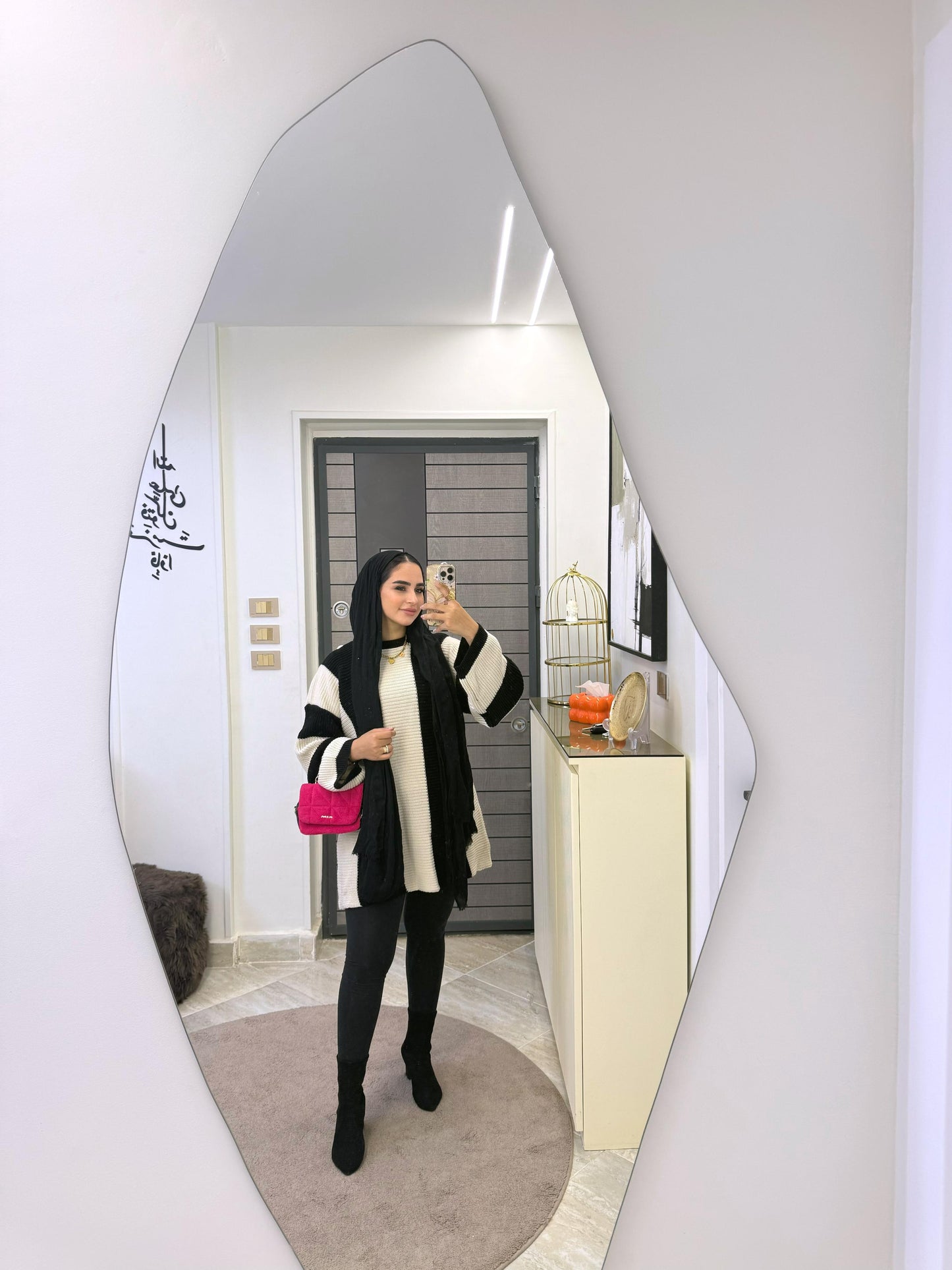 بلوفر صوف مقلم