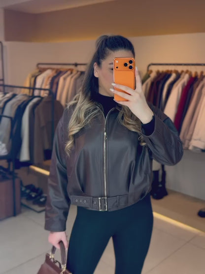 Leather jacket Black