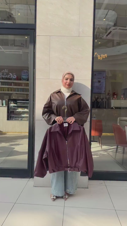 جاكت جلد - leather jacket